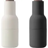 Menu Bottle Grinder molen 2-pack Ash-carbon (dop walnoothout)