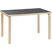 Artek 81b Tafel 75x120 Cm En / Zwart Linoleum - Eettafels & bartafels Berk Black - 28300483