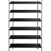 Muuto Compile Shelving System Opslagsysteem Black | Configuration 4