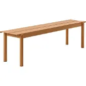 Muuto Linear Steel bank 170x34 cm Burnt orange