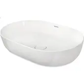 Duravit Luv opzetwastafel 60 x 40cm zonder kraangat wit