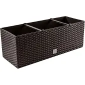 Prosperplast Terra Rato Rectangular Garden Planter 17l 52x20x19 Cm Bruin