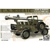 AFV Club 35S19 M38A1C w/M40A1 106mm Recoilless Rifle 1:35