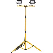 LED2WORK 2x20W LED werklamp op statief IP65 2x20W 2x2400lm 6500K
