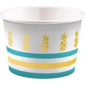 Amscan Ijsbekers Ananas 8 Stuks 270 Ml