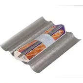 Patisse Silver Top Stokbroodvorm 4-delig 38cm