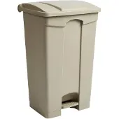 Jantex beige pedaal afvalbak 87Ltr