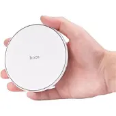 Hoco - Draadloze Oplader Geschikt voor Apple en Samsung - Wireless Charger - Wit
