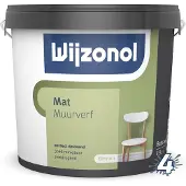 Wijzonol Muurverf Mat 10 LTR - Donkere Kleur|1