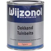 Wijzonol Dekkend Tuinbeits | Dekkende Houtverf Buiten 1 LTR - Kleur|1|2