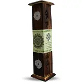 Green tree Wierookbrander tower mandala