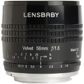 Lensbaby Velvet 56 - Nikon - zwart