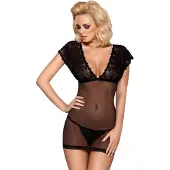 Obsessive Sensuele Nachtjurk met Sexy Ruches