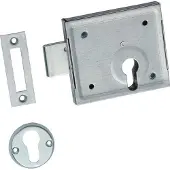 Nemef 99 Oplegslot | DM60mm | slotkast staal verzinkt 88x100mm | staal verzinkte nachtschoot | sluitplaat P 99/12 | DR 1+2+3+4 - 9009911600