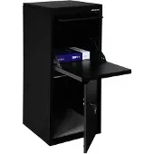 Logixbox Pakketbrievenbus Frontbox Deluxe-Stardust Black