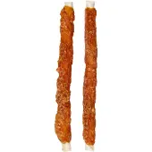 Voskes 20x Hondensnack Stick Met Kip 25 cm 2 stuks