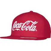 Mister tee Pet 'Coca-Cola' vuurrood / wit