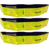 Tunturi Reflectiebanden - Hardlooplampjes met reflectie - incl batterijen - Set van 3