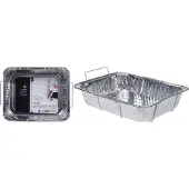 Excellent houseware Schaal Aluminium met Metalen rek