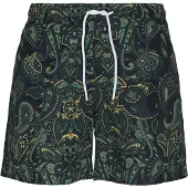 Urban Classics Zwemshorts geel / groen / donkergroen