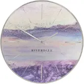 Riverdale Wandklok Brixton Metallic 30 cm