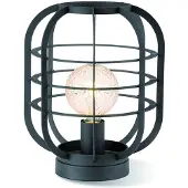 Home Sweet Home tafellamp Nero 25 - zwart industrieel metaal