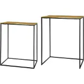 Riverdale Bijzettafel set Merton koper 66cm