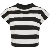 Urban Classics Shirt zwart / wit