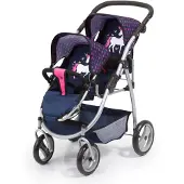 Reig Musicales Twin Walk Car Doll 73x63x46 Cm Paars Kinderen