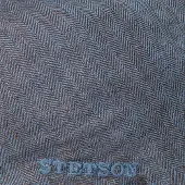 Stetson Herringbone Linnen Pet By Stetson blauw | Maat: 55 cm