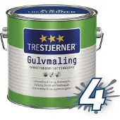 Jotun Oxan Trestjerner Gulvmaling | Zijdeglans Vloerverf 3 LTR - Wit
