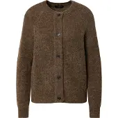 Selected Gebreid vest 'SLFLulu' bruin