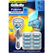Gillette Fusion ProShield CHILL Flexball Scheersysteem Incl 9 Mesjes