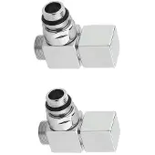 Sapho Cube aansluitset chroom