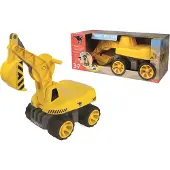BIG Maxi Digger Sitzbagger Vehicle Geel,Zwart Kinderen