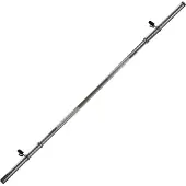 VirtuFit Halterstang - 120 cm - Veerclipsluiting - 30 mm