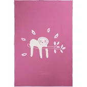 Briljant Baby Ledikantdeken - 100x150 cm - Jungle Dusk Pink