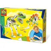 SES Creative 14958 - Metaal Constructieset - Dino T-rex of Stegosaurus