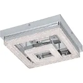 Eglo Plafondlamp FRADELO Deckenlampe, Stahl, Kunststoff, Glas, IP20, Flurlampe, Lampe Led plafondlamp (1 stuk)