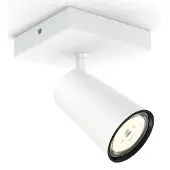 Philips Paisley opbouwspot - 1-lichts - wit