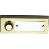 Byron 3334 beldrukker (Kleur: messing)