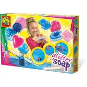 SES Creative - Hobby Pink - Glitter Zeep - Knutselen Meisjes - Zelf Zeep Maken - Vanaf 7 jaar