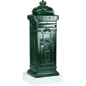 Ks Verlichting Mailbox Colombus B1B 2-deurs kolom - groen