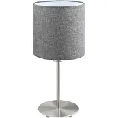 Eglo Tafellamp PASTERI nikkelkleurig en grijs 96376