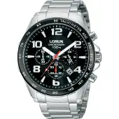 Lorus Analoog horloge cranberry / zwart / zilver / wit