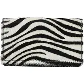 Bear design Overslag Portemonnee met Vachtje Zebra