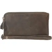 Hide & Stitches Portemonnee / Clutch Paint Rock Olijf