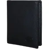 LEATHER DESIGN Pasjeshouder / Portemonnee Zwart