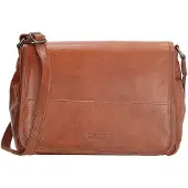 Old West Crossbody Schoudertas met Overslag Bruin
