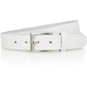 Timbelt Leren Riem 3 cm Wit